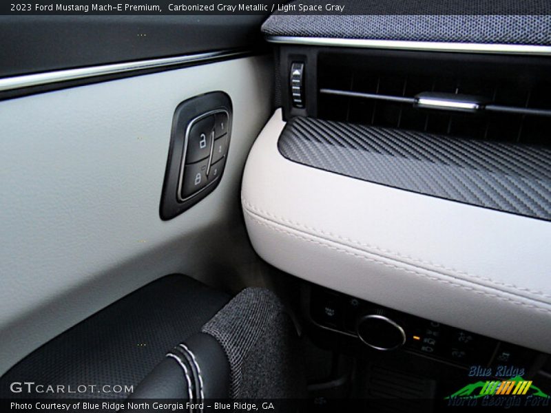 Carbonized Gray Metallic / Light Space Gray 2023 Ford Mustang Mach-E Premium