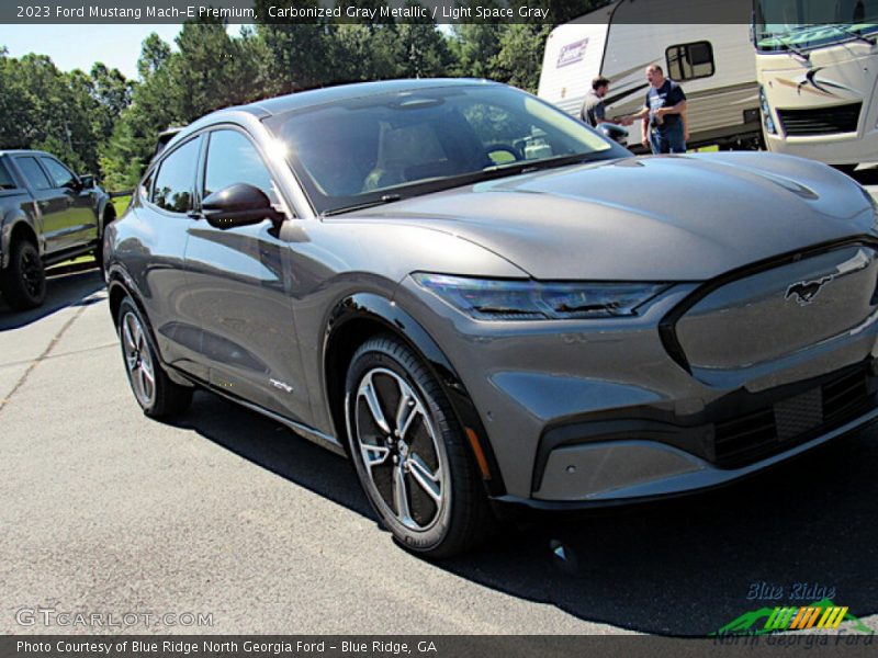 Carbonized Gray Metallic / Light Space Gray 2023 Ford Mustang Mach-E Premium