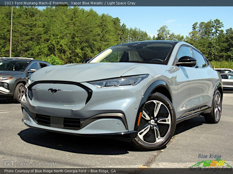 Vapor Blue Metallic / Light Space Gray 2023 Ford Mustang Mach-E Premium