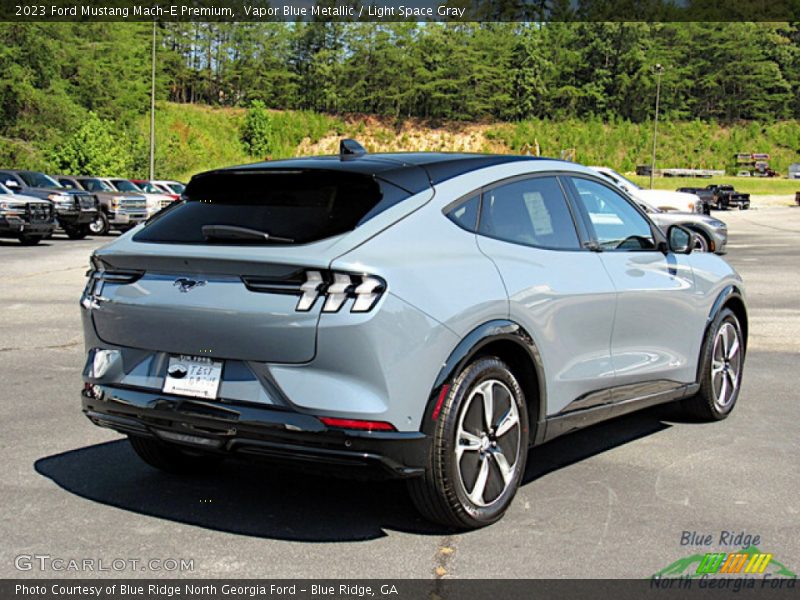 Vapor Blue Metallic / Light Space Gray 2023 Ford Mustang Mach-E Premium