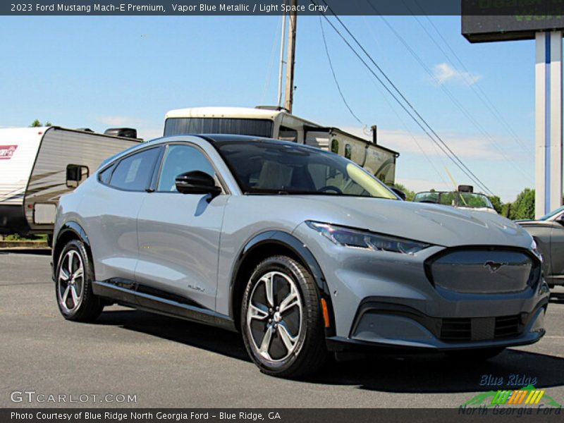 Vapor Blue Metallic / Light Space Gray 2023 Ford Mustang Mach-E Premium