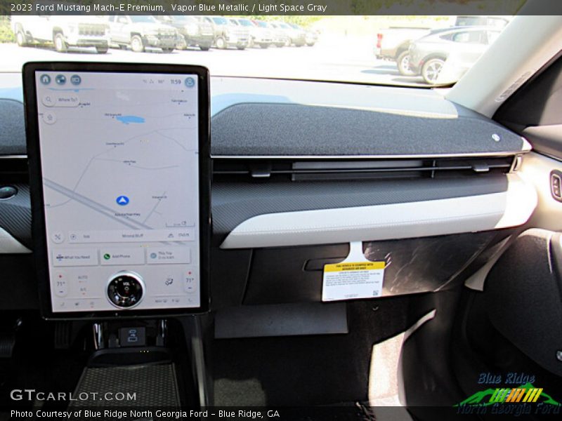 Vapor Blue Metallic / Light Space Gray 2023 Ford Mustang Mach-E Premium