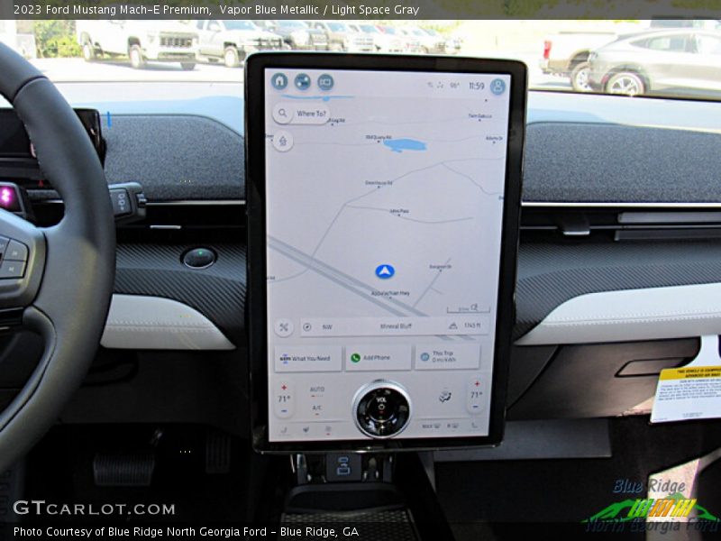 Vapor Blue Metallic / Light Space Gray 2023 Ford Mustang Mach-E Premium