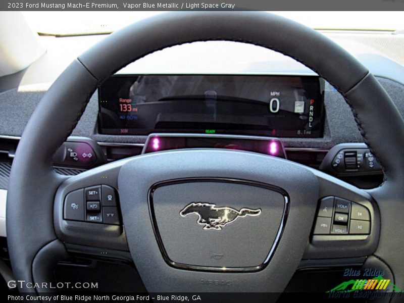 Vapor Blue Metallic / Light Space Gray 2023 Ford Mustang Mach-E Premium