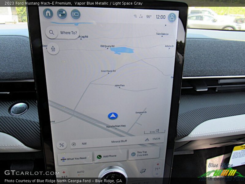 Vapor Blue Metallic / Light Space Gray 2023 Ford Mustang Mach-E Premium