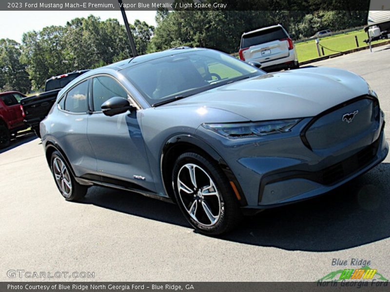 Vapor Blue Metallic / Light Space Gray 2023 Ford Mustang Mach-E Premium
