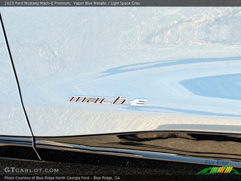 Vapor Blue Metallic / Light Space Gray 2023 Ford Mustang Mach-E Premium