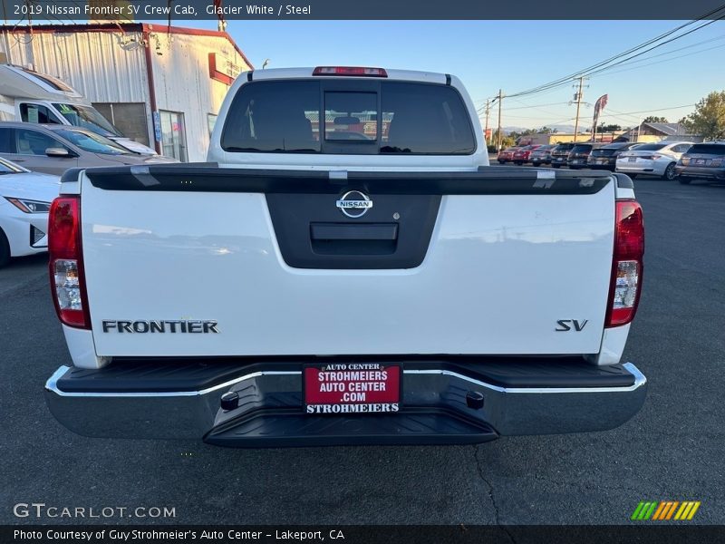 Glacier White / Steel 2019 Nissan Frontier SV Crew Cab