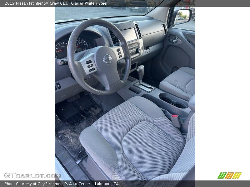 Front Seat of 2019 Frontier SV Crew Cab