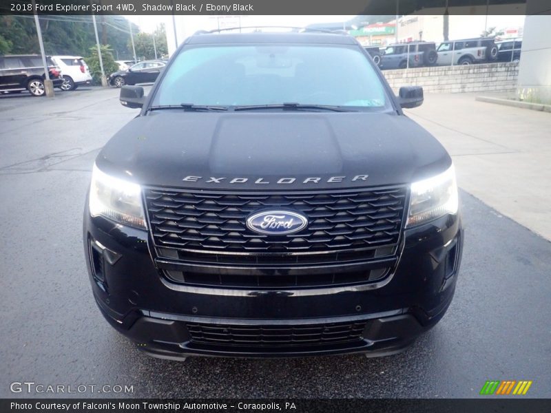 Shadow Black / Ebony Black 2018 Ford Explorer Sport 4WD