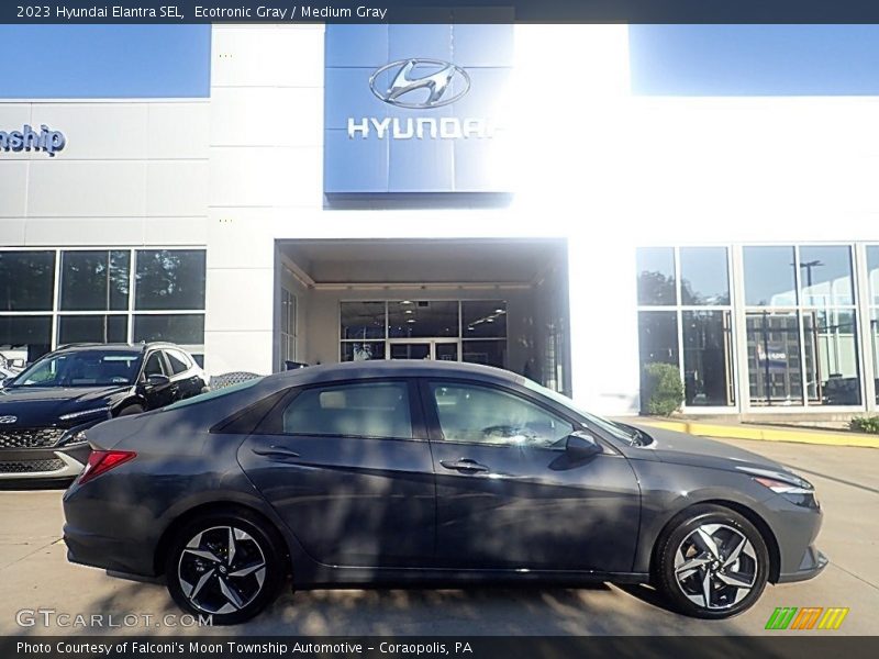 Ecotronic Gray / Medium Gray 2023 Hyundai Elantra SEL