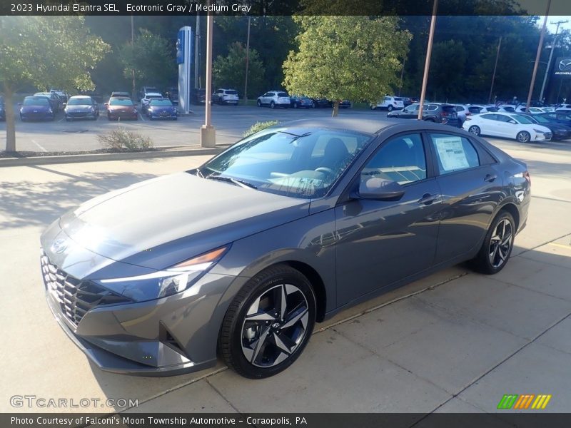 Ecotronic Gray / Medium Gray 2023 Hyundai Elantra SEL