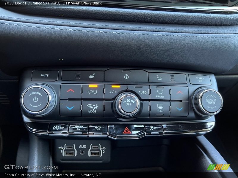 Controls of 2023 Durango SXT AWD
