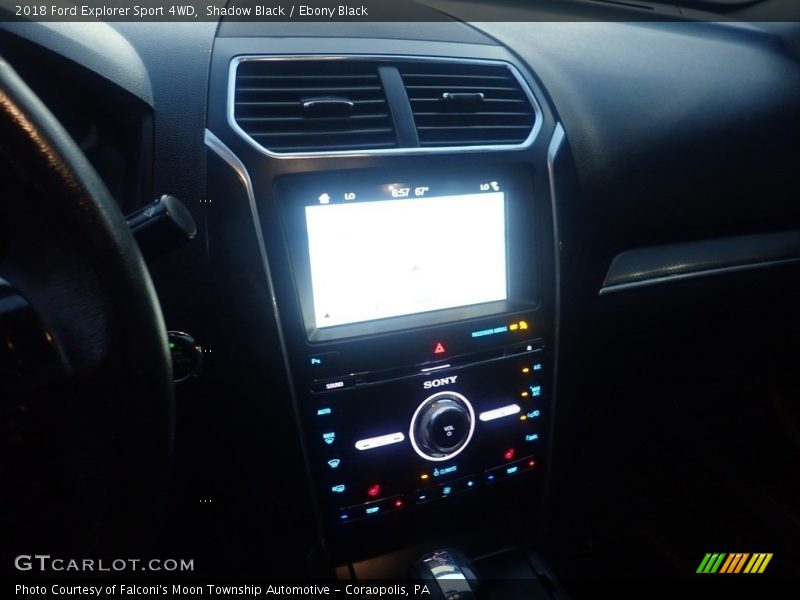 Shadow Black / Ebony Black 2018 Ford Explorer Sport 4WD