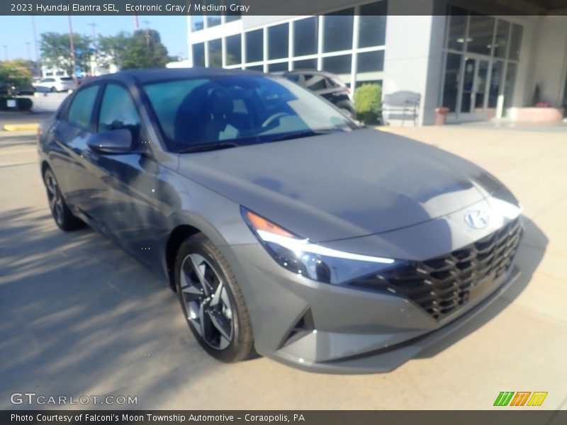 Ecotronic Gray / Medium Gray 2023 Hyundai Elantra SEL
