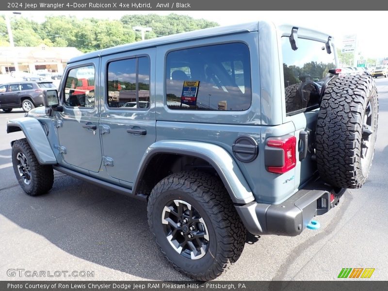 Anvil / Black 2024 Jeep Wrangler 4-Door Rubicon X 4xe Hybrid