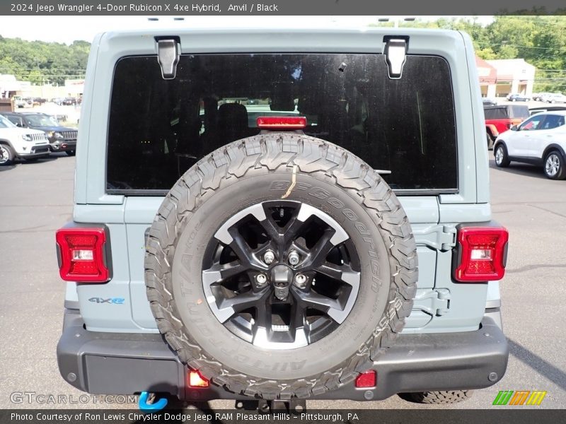 Anvil / Black 2024 Jeep Wrangler 4-Door Rubicon X 4xe Hybrid