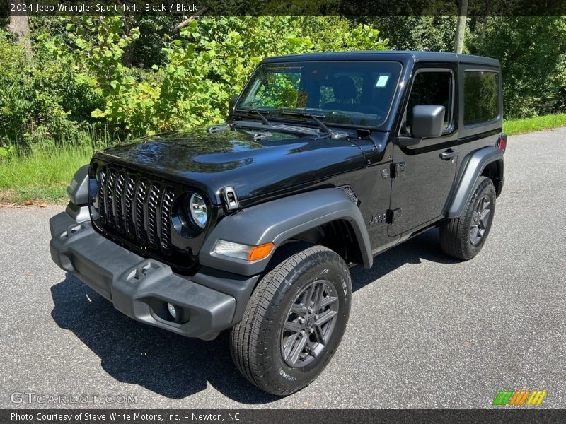 Black / Black 2024 Jeep Wrangler Sport 4x4