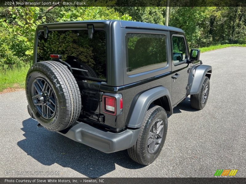 Black / Black 2024 Jeep Wrangler Sport 4x4