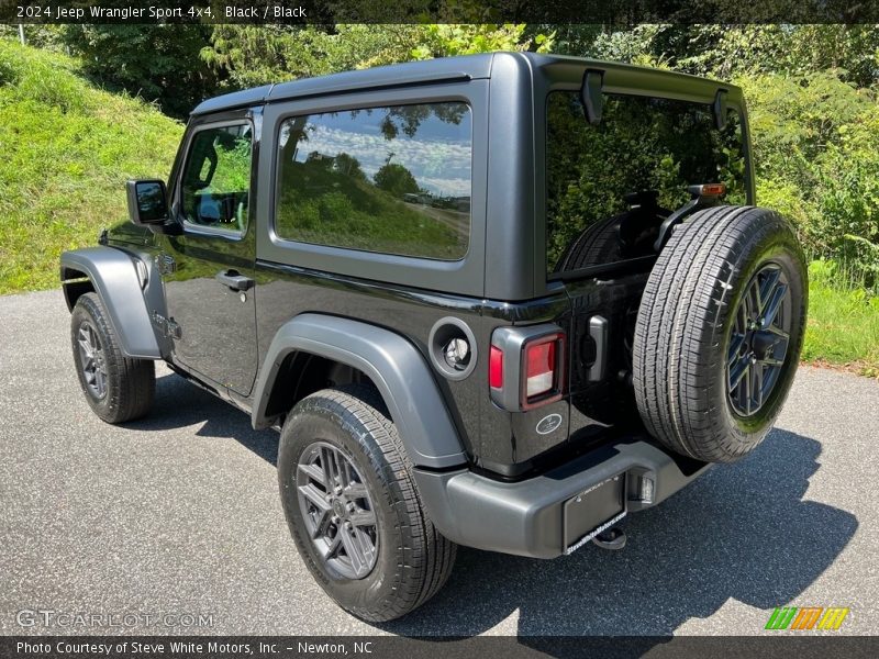 Black / Black 2024 Jeep Wrangler Sport 4x4