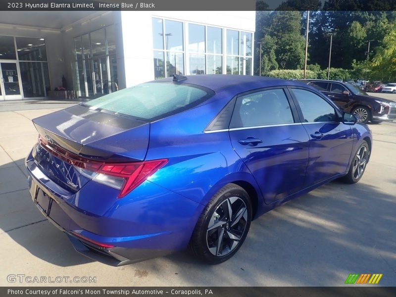 Intense Blue / Black 2023 Hyundai Elantra Limited