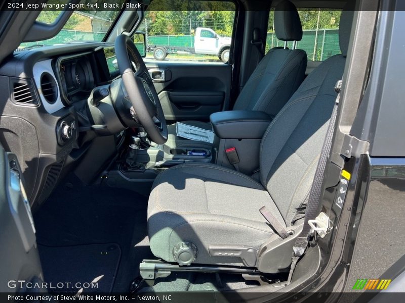 Front Seat of 2024 Wrangler Sport 4x4