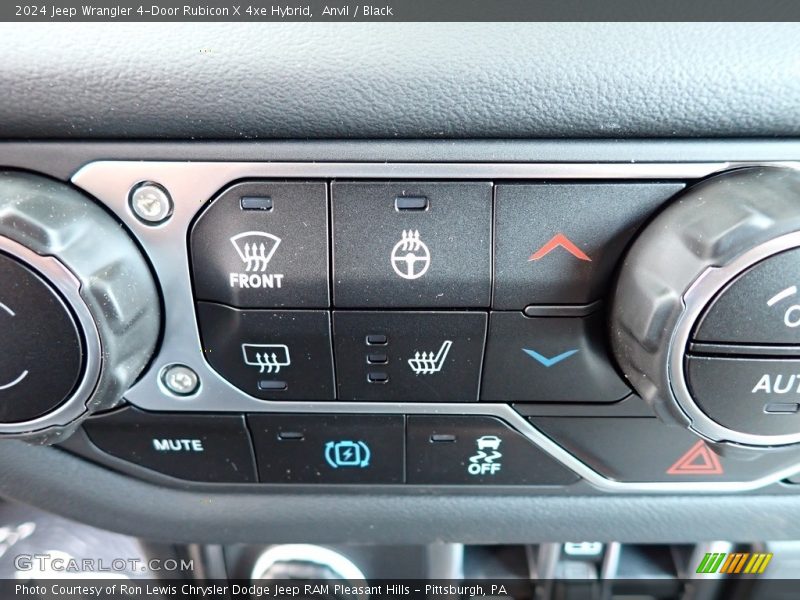 Anvil / Black 2024 Jeep Wrangler 4-Door Rubicon X 4xe Hybrid