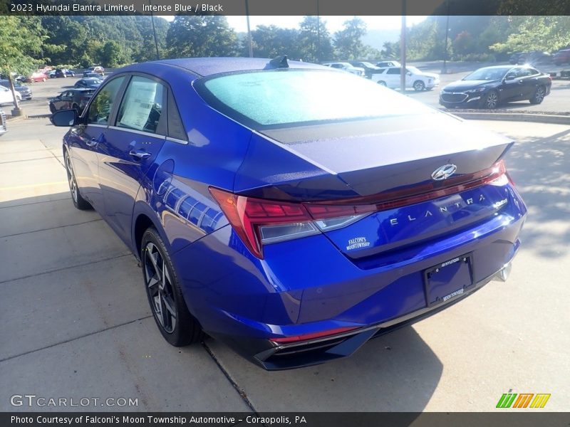 Intense Blue / Black 2023 Hyundai Elantra Limited