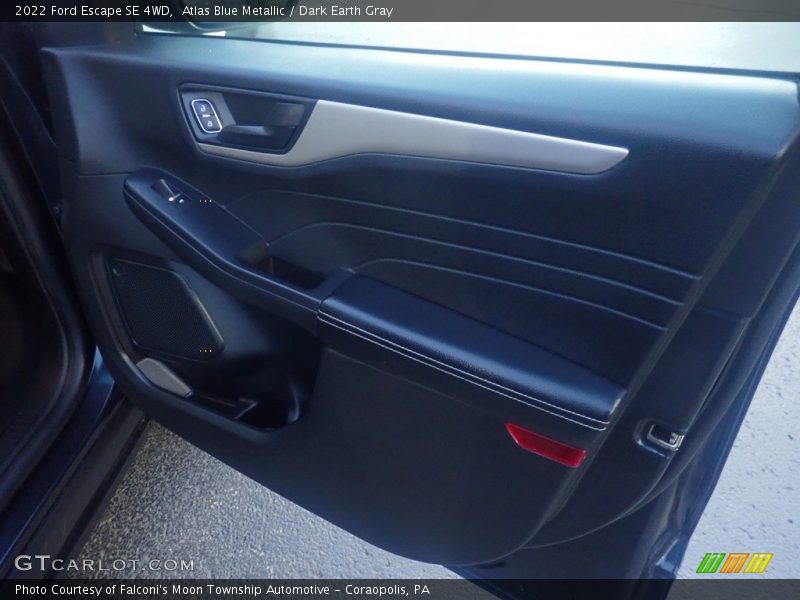 Atlas Blue Metallic / Dark Earth Gray 2022 Ford Escape SE 4WD