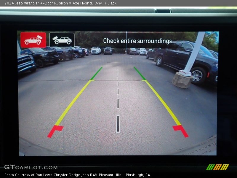 Anvil / Black 2024 Jeep Wrangler 4-Door Rubicon X 4xe Hybrid