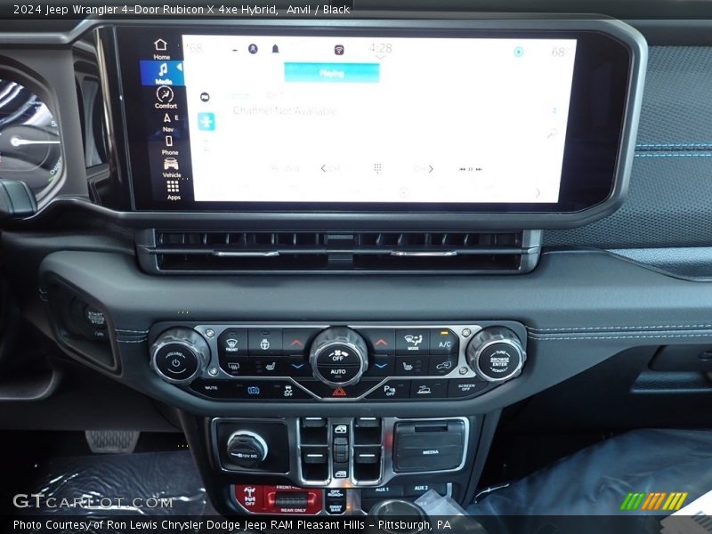 Anvil / Black 2024 Jeep Wrangler 4-Door Rubicon X 4xe Hybrid