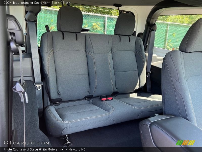 Rear Seat of 2024 Wrangler Sport 4x4