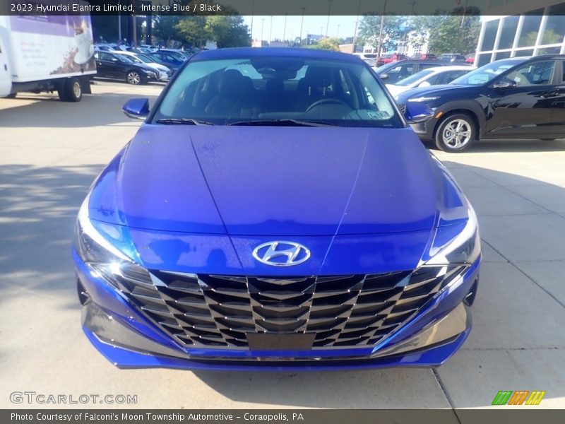 Intense Blue / Black 2023 Hyundai Elantra Limited