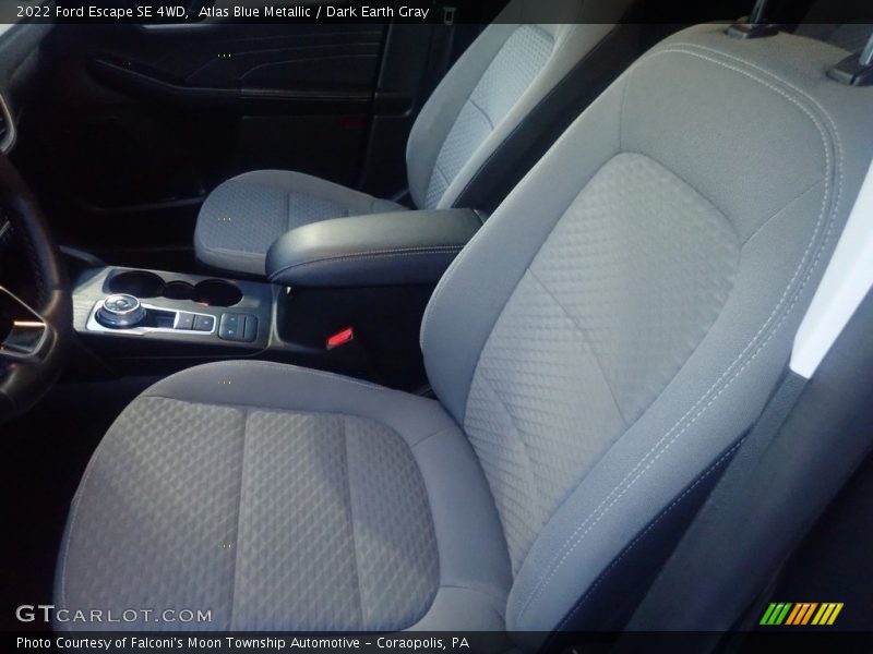 Atlas Blue Metallic / Dark Earth Gray 2022 Ford Escape SE 4WD