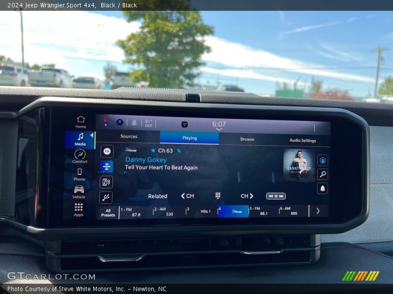 Controls of 2024 Wrangler Sport 4x4