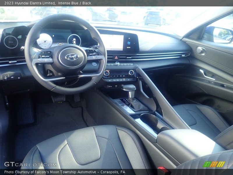 Intense Blue / Black 2023 Hyundai Elantra Limited