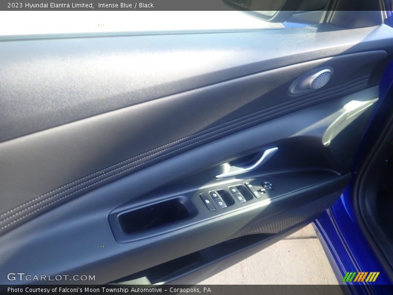 Intense Blue / Black 2023 Hyundai Elantra Limited