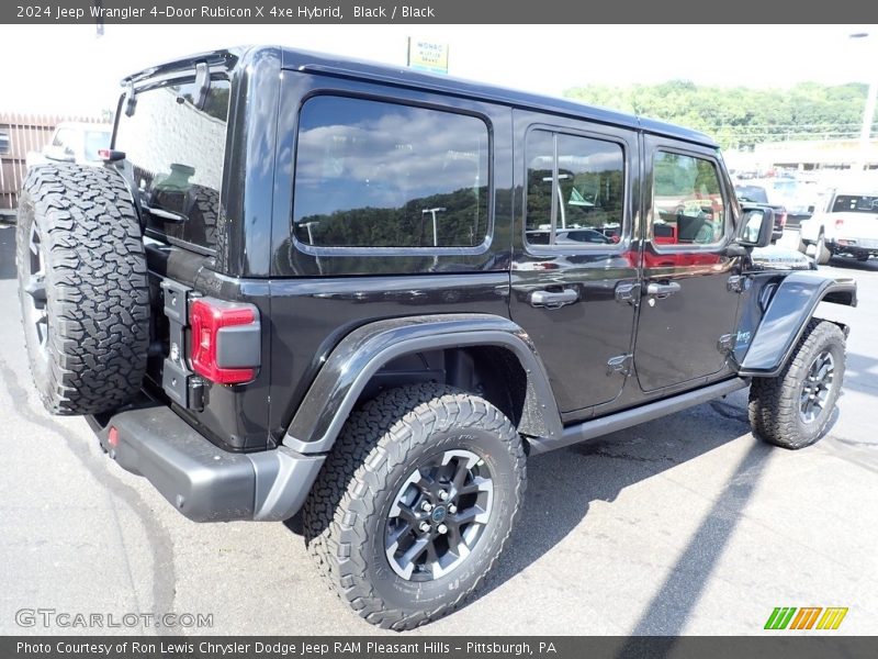 Black / Black 2024 Jeep Wrangler 4-Door Rubicon X 4xe Hybrid
