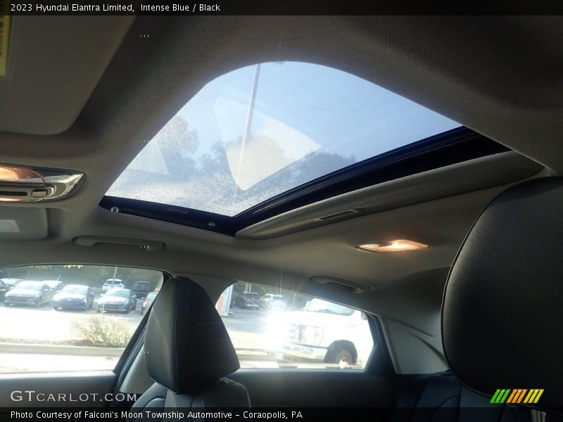 Intense Blue / Black 2023 Hyundai Elantra Limited