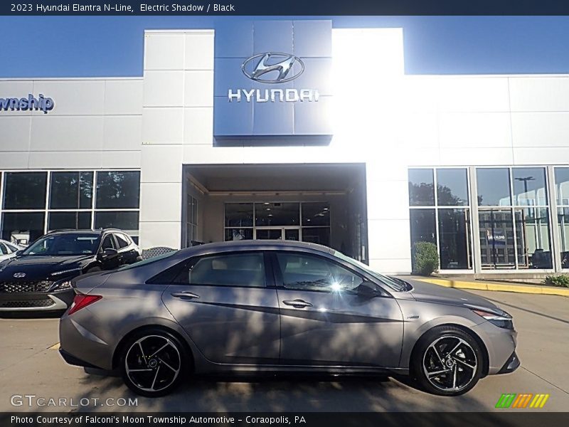 Electric Shadow / Black 2023 Hyundai Elantra N-Line