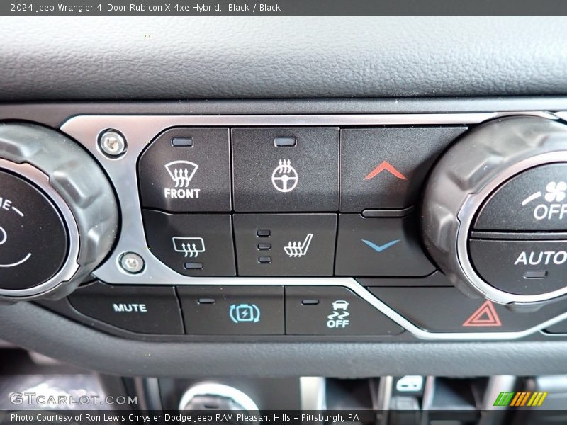 Black / Black 2024 Jeep Wrangler 4-Door Rubicon X 4xe Hybrid