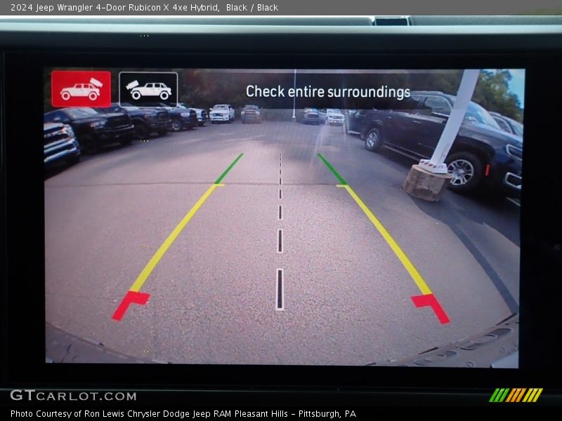 Black / Black 2024 Jeep Wrangler 4-Door Rubicon X 4xe Hybrid