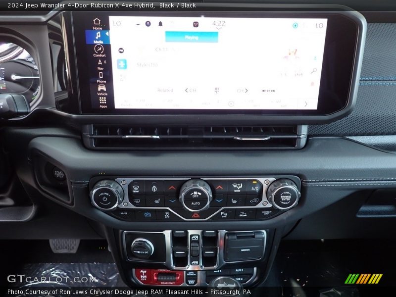 Black / Black 2024 Jeep Wrangler 4-Door Rubicon X 4xe Hybrid