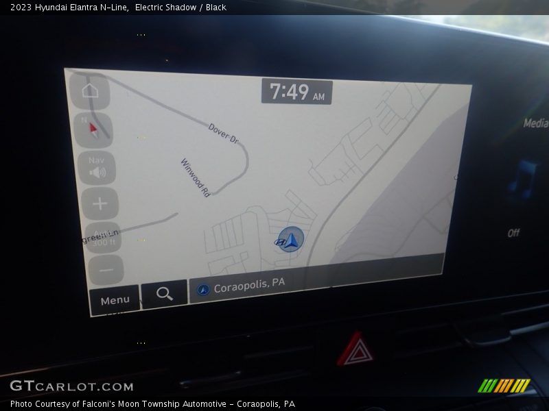 Electric Shadow / Black 2023 Hyundai Elantra N-Line