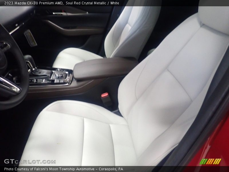 Soul Red Crystal Metallic / White 2023 Mazda CX-30 Premium AWD