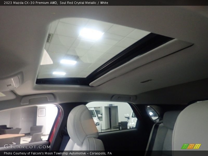 Soul Red Crystal Metallic / White 2023 Mazda CX-30 Premium AWD