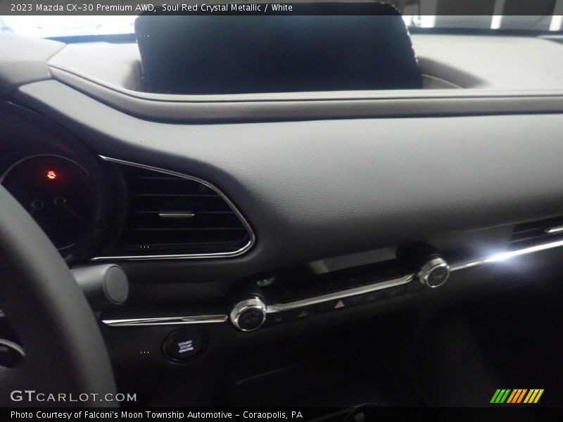 Soul Red Crystal Metallic / White 2023 Mazda CX-30 Premium AWD