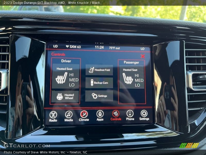 White Knuckle / Black 2023 Dodge Durango SXT Blacktop AWD