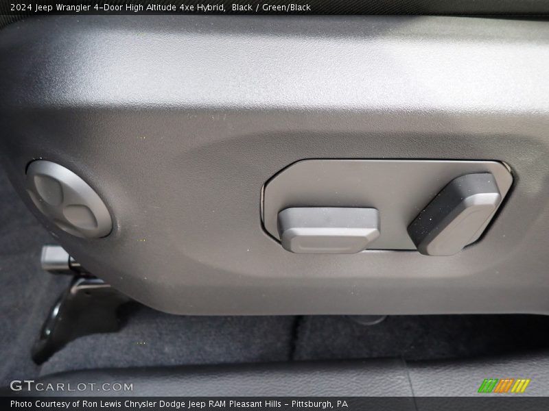 Black / Green/Black 2024 Jeep Wrangler 4-Door High Altitude 4xe Hybrid