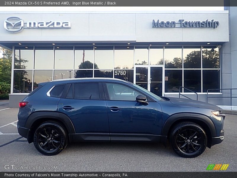 Ingot Blue Metallic / Black 2024 Mazda CX-50 S Preferred AWD